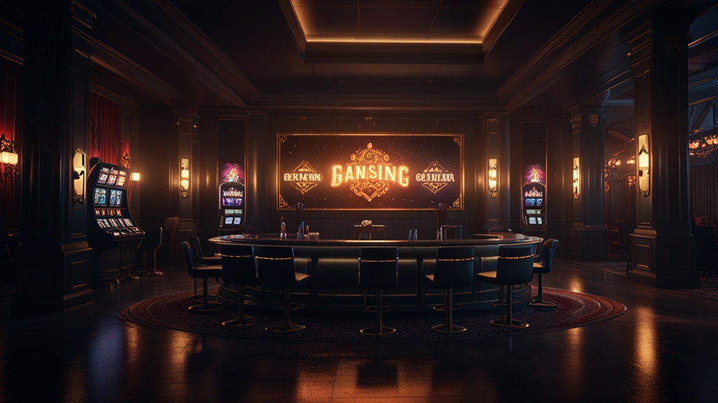Casino lobby screen showing welcome bonus and no deposit offer cards