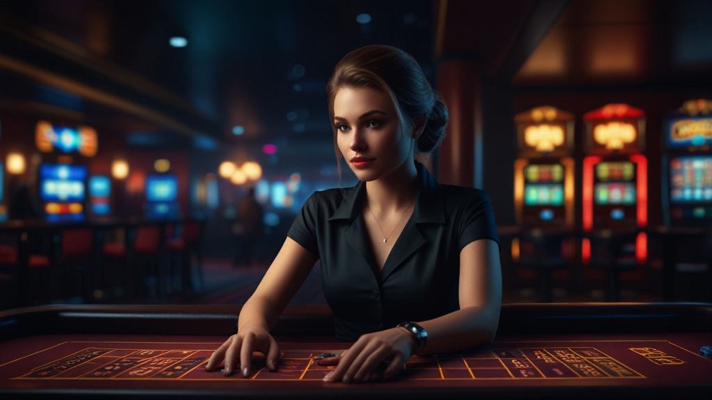 Pending withdrawal dashboard with warning icons in a dark casino setting