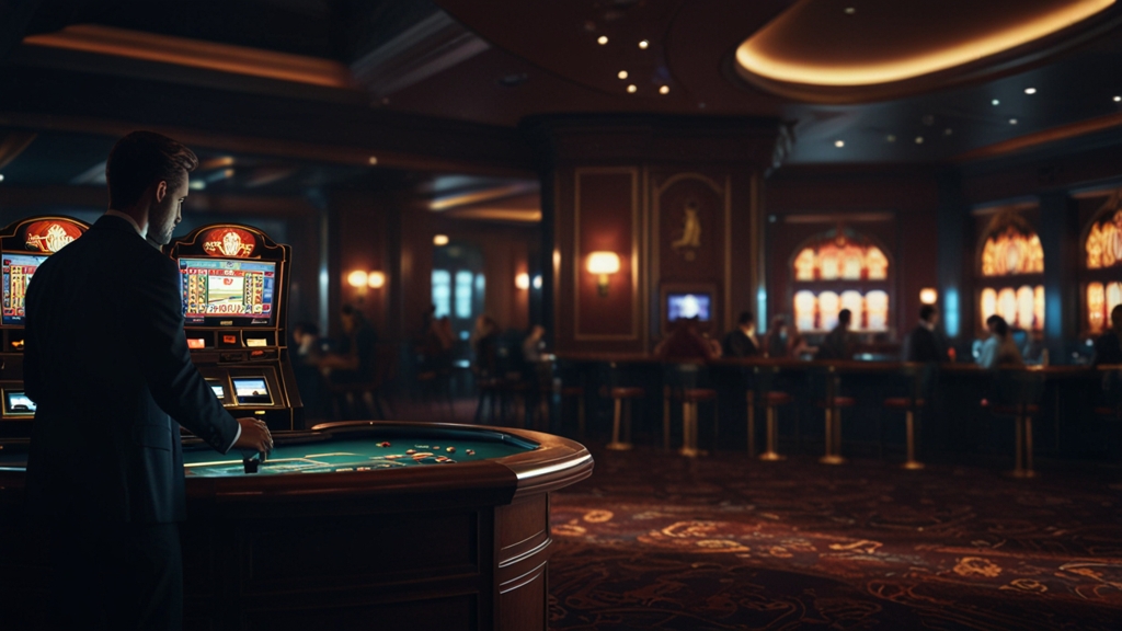 Casino registration form glowing on a dark themed screen
